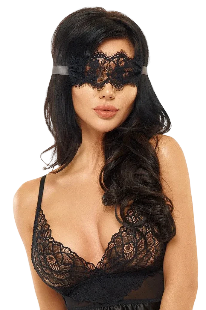 Sensual Lace Face Mask Beauty Night Eve-0